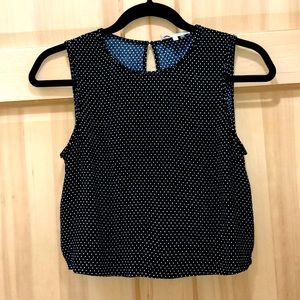 Black and white tank